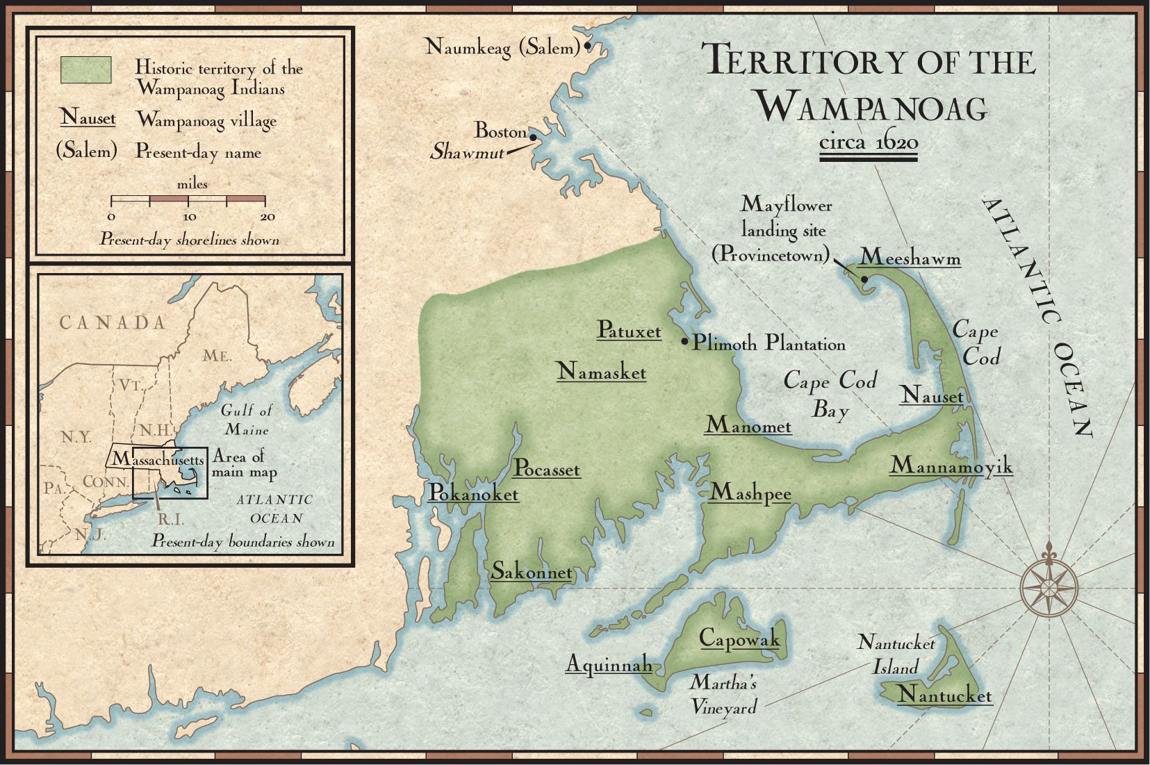 The land of the Wampanoag nation