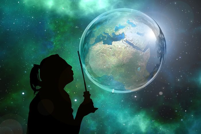 Soap Bubble Globe Earth World Galaxy Global