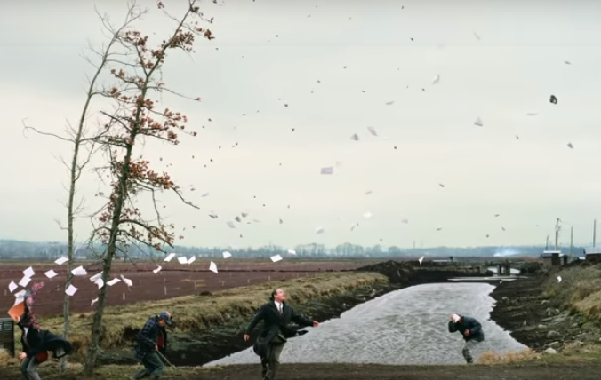 Important papers escaping across the landschape is a lie.