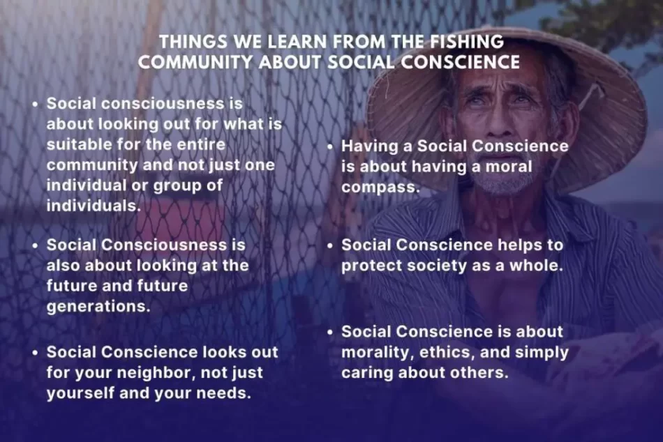 Social conscience: Caring for and helping the poor, ill, and elderly