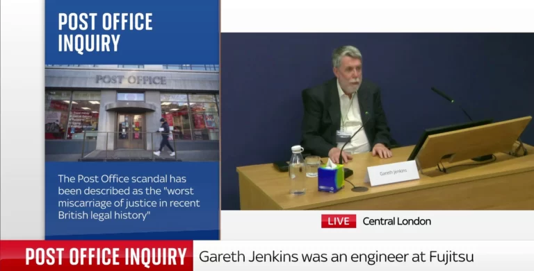 Gareth Jenkins, Engineer at Fujitsu: 4 Days on Post Office Inquiry